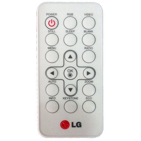 Controle Remoto LG Projetor BE320