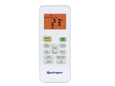 controle remoto Springer AR Condicionado RG52B/E